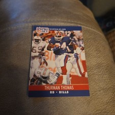 1990 Pro Set Thurman Thomas Buffalo Bills #444 football card 