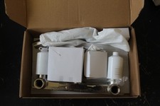 Bathstore Forge Stainless Steel Wall Mounted 3 Hole Basin Mixer