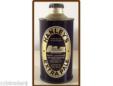 Cone Top  Beer Can Hanley's Extra  Pale  Refrigerator / Tool Box Magnet  