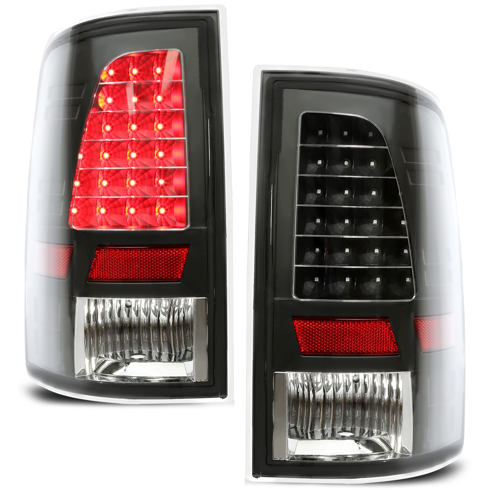 LED Tail Lights for Dodge Ram 1500/2500/3500 2009-2018 Pair