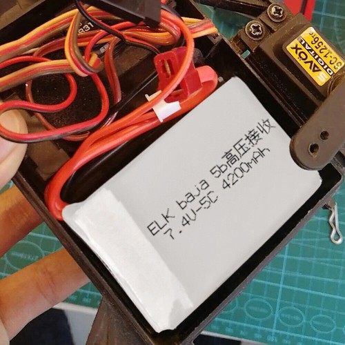 7.4V 4200mAh 5C Lipo Battery for ELK-RACING Baja 5B 5t5sc Receiver powe Rc Car - Picture 5 of 5