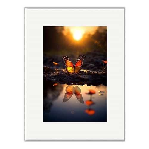 WHITE Photo Picture Poster Frame Glass Front Frame Home Office Wall Décor Gift - Picture 11 of 57