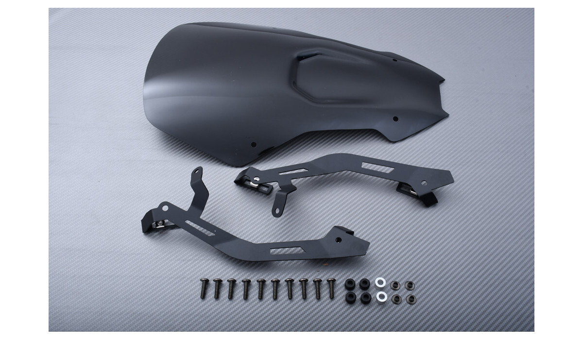 Bulle pare-brise premium noire pour Honda Africa Twin 1100 double courbe
