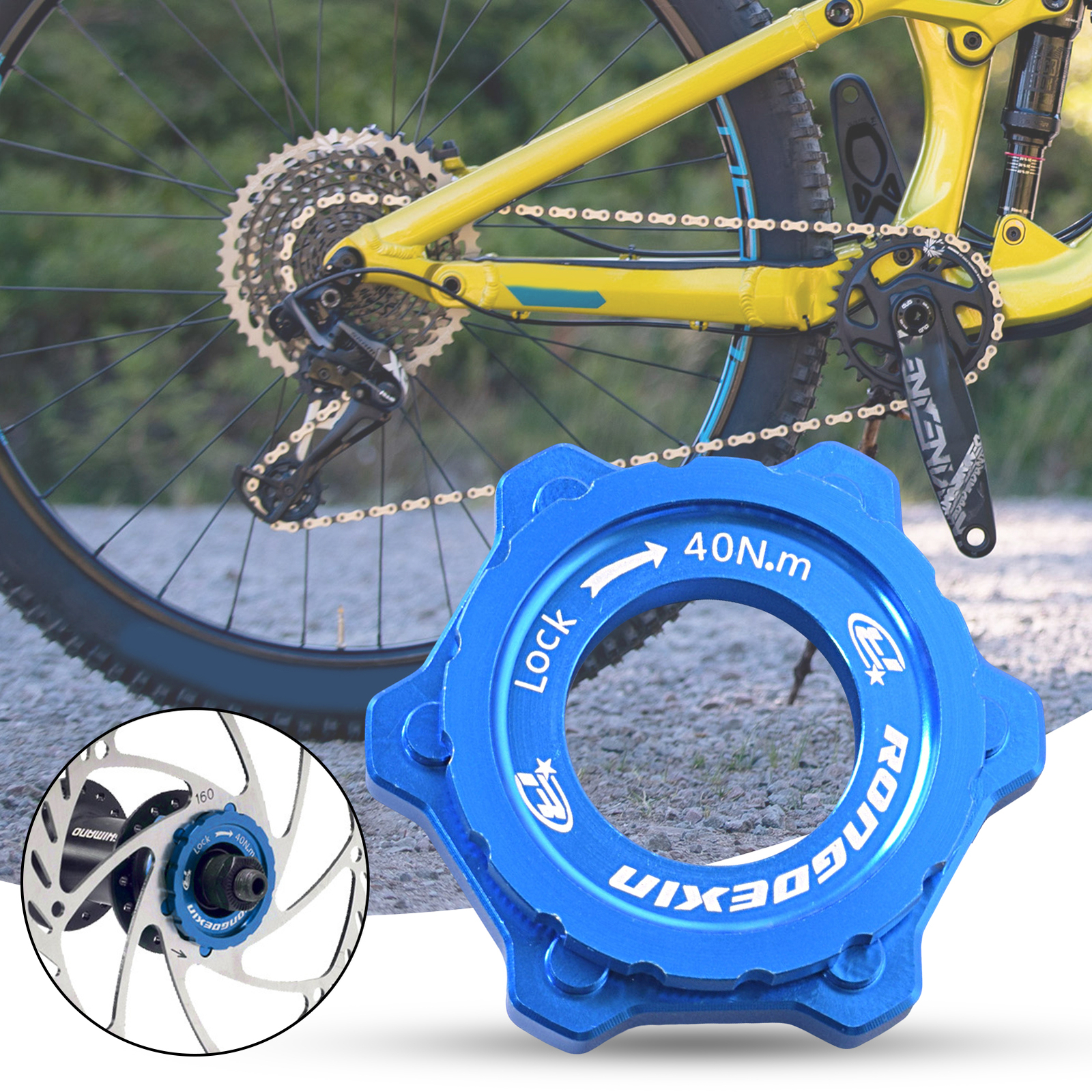 Hub Centerlock Vivid Color Antioxidation Cycling Bike 6bolt Disc