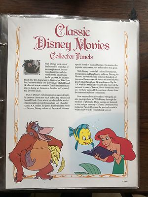 注目Classic Disney Movies Collector Panels Classic Disney Movies:Collector Panels (Postal Commemorative