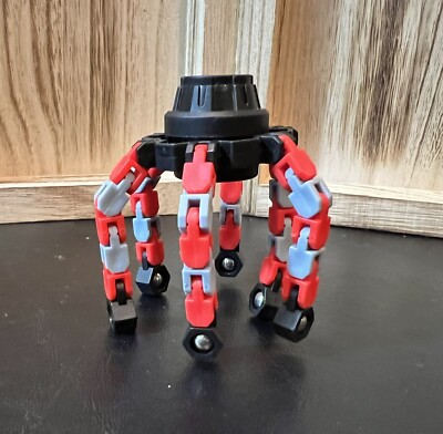 Transformable Fingertip Fidget Spin Robot Antistress Spider