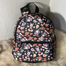 NWT Bioworld Disney Small Backpack - Mickey Mouse With Flowers