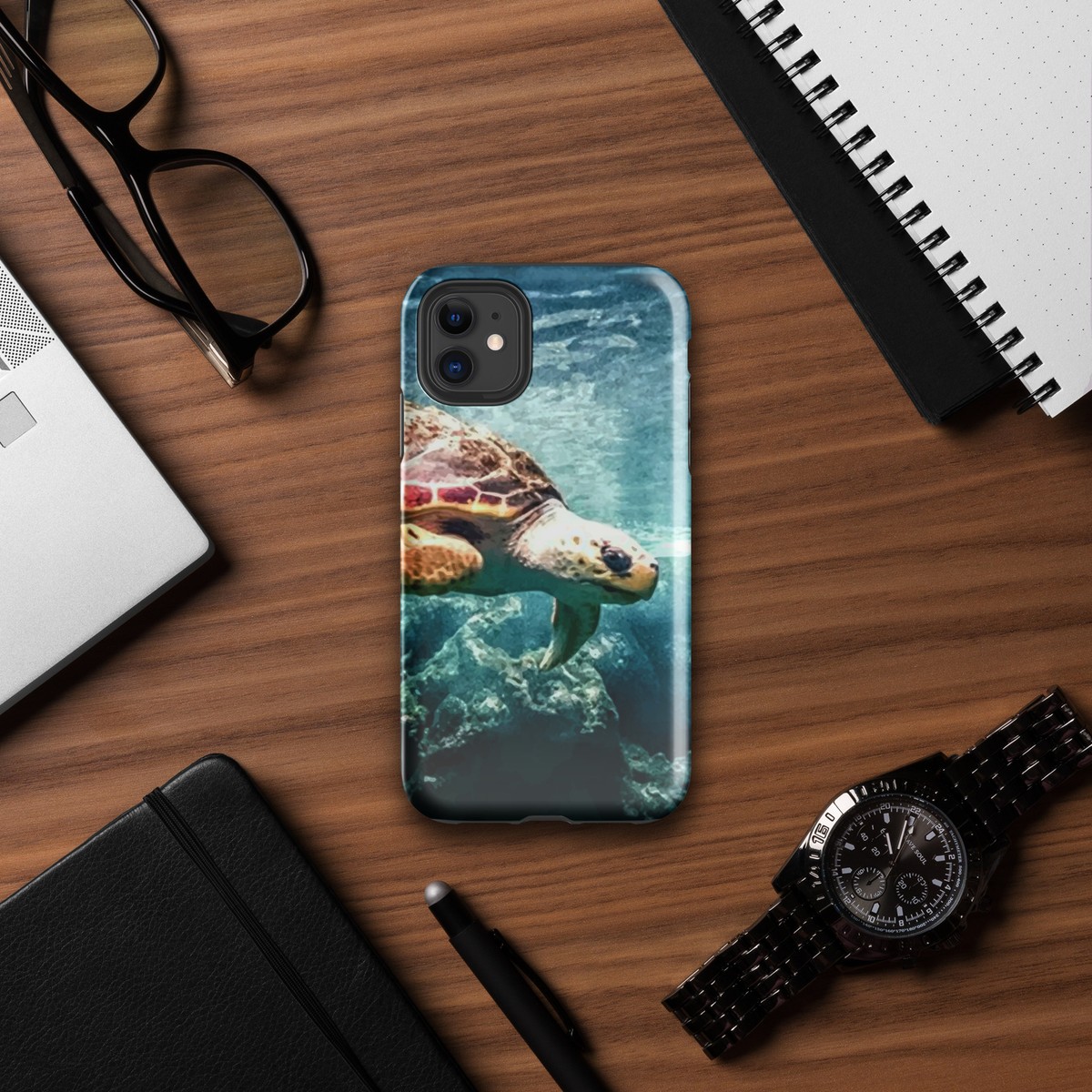 Sea Turtle Themed Tough Case for iPhone® Cell Phone Cover Pro Max