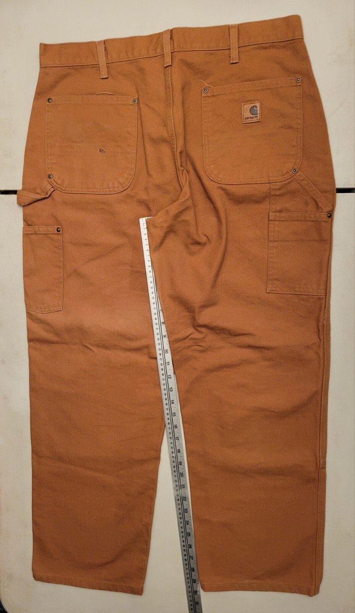 Carhartt Double Knee Pants 36x30 Brown Utility Work Y2K B136 BRN
