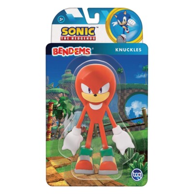 TCG Toys Knuckles Figur || Sonic the Hedgehog - Bend Ems / elastisch || NEU