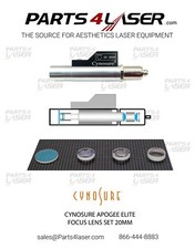 Cynosure Apogee ELITE Focus Lens 20mm, Elite Plus Focus Lens 20 mm Optics kit