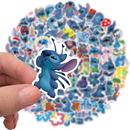 Juego de regalo LILO & STITCH 🙂 CALCETINES + CORDÓN DE IDENTIFICACIÓN + PEGATINAS DE VINILO-G Ohana significa familia - Imagen 6 de 7