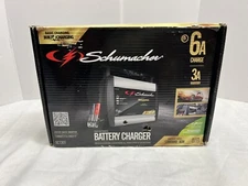 Schumacher SC1301 6/12V Fully Automatic Battery Charger 6A Maintainer Tested Fs