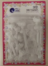 Kids Barrettes New Tara 3-1/2 inch Self Hinge Hair Accessories  18 Pack NICE