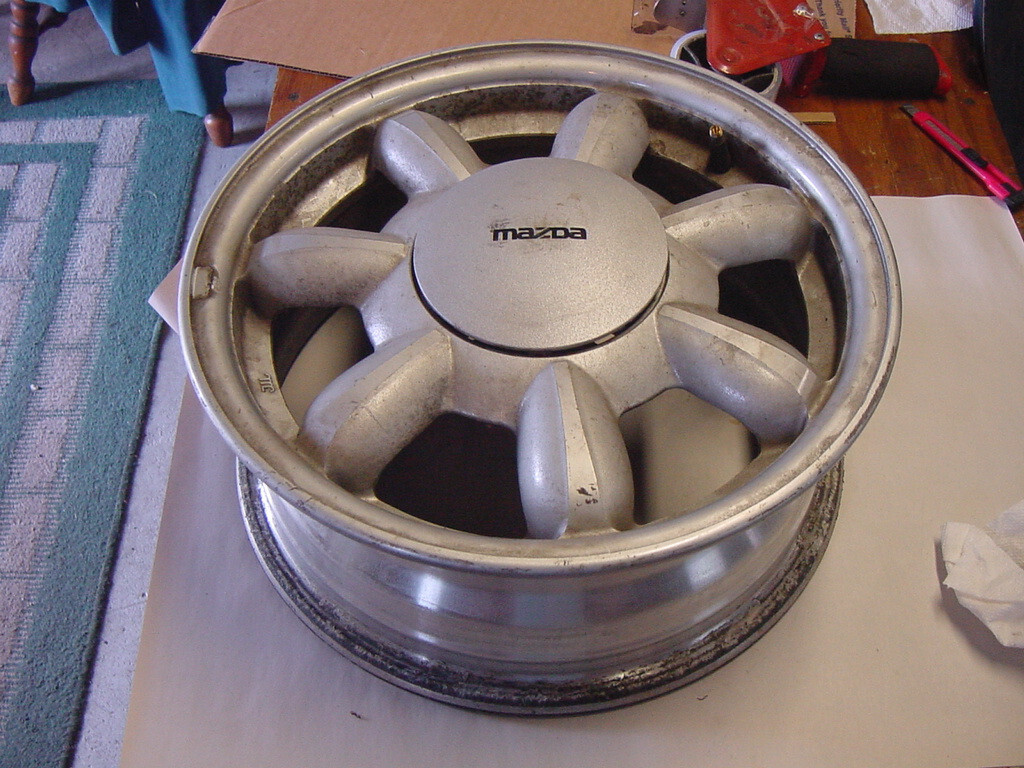 Mazda Miata 1990-92 OEM Alloy Wheel RIM mx-5 EARLY W/ cap