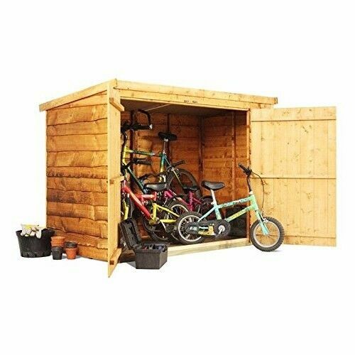 bike storage wood