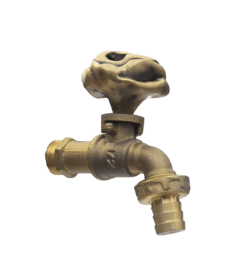 #ad #ad Brass Garden Tap Faucet SMALL ROSE Spigot Handle Vintage Water Home Outdoor Deco $54.99