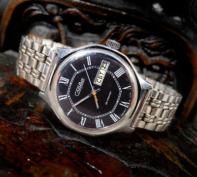 Montre Slava Watch Vintage Men's Watch Slava With Bracelet