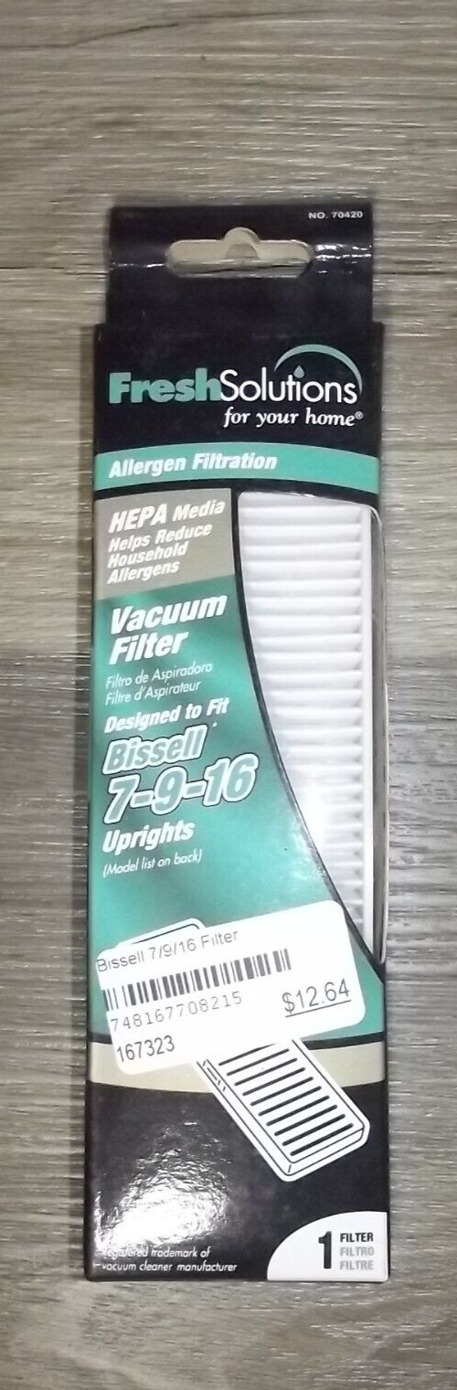 Bissell 7-9-16 Upright Vacuum Filter 70420