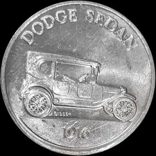 Sunoco DX Antique Car Series 1 - 1916 Dodge Sedan Advertising Token