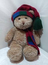 VTG GUND Winter Teddy Bear 20" Tall Stuffed Animal Plush Troutman's Emporium
