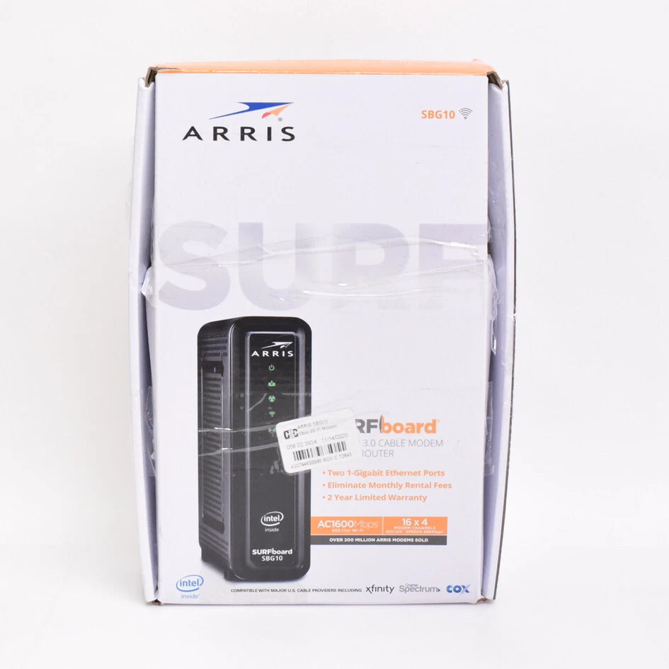 best sale ARRIS SBG10 SURFboard AC1600 DualBand Cable Modem Router