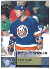 2002-03 Upper Deck Foundations NHL Hockey Butch Goring #60 NRMT
