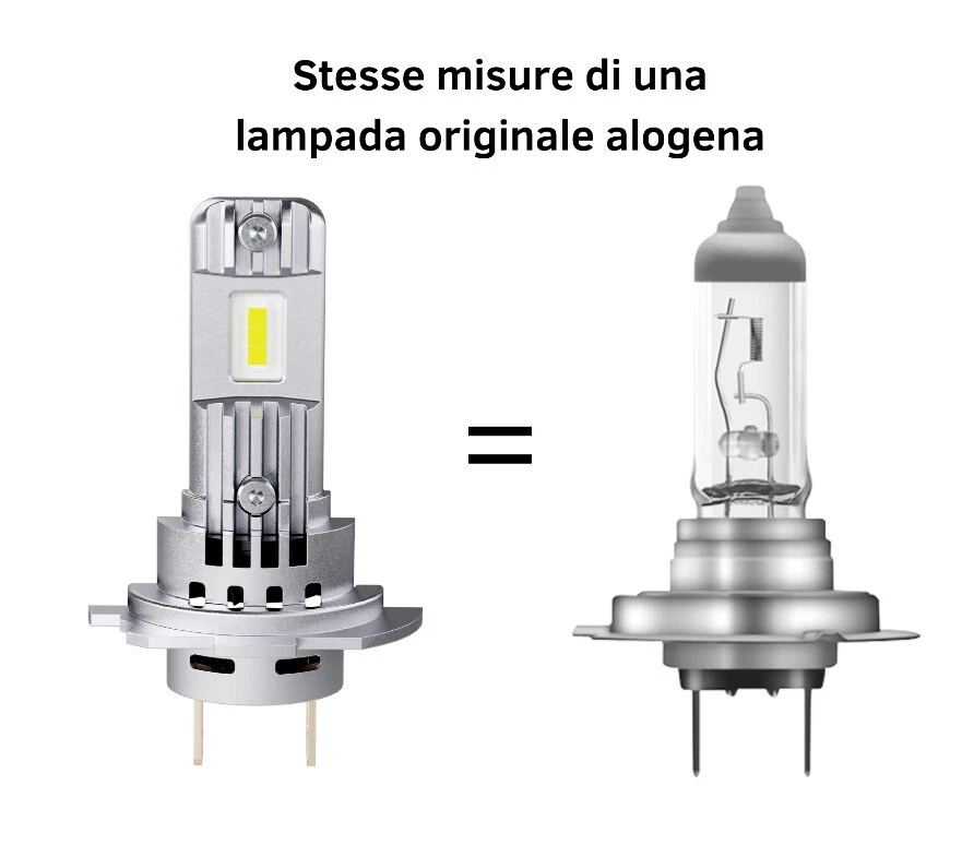 COPPIA LAMPADE H7 / H18 LED HL EASY OSRAM LUCE BIANCA 6000K 64210 64210DWEASY-HC - Immagine 3 di 4