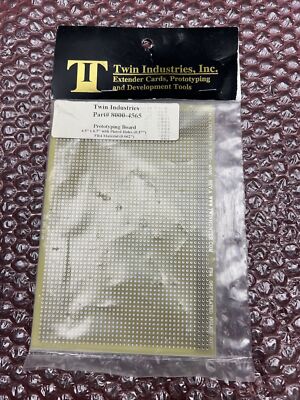 PROTOTYPING BOARD, 8000-4565, Twin Industries , 4.5''x 6.5'' /0.37'' FR4 Material