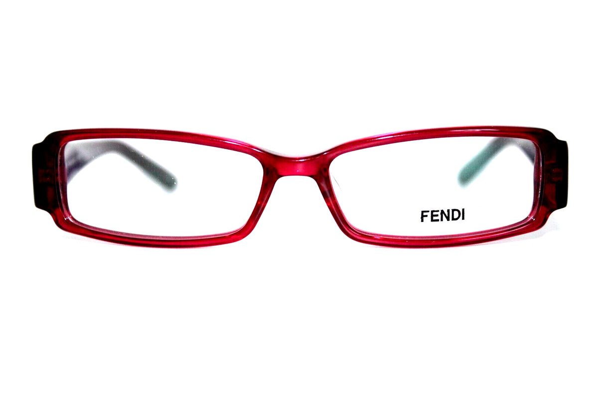 FENDI F957R 628 WOMENS STRAWBERRY/BORDEAUX EYEGLASSES FRAMES 50 x