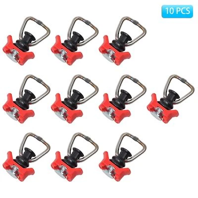 SANHESHUN 10x Endbeschlag Airlineschiene Set Entfitting Befestigungsösen Zurrösen Fitting