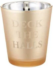 Lenox Golden Holidays Deck The Halls Votive