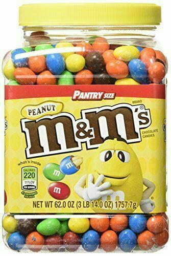 M&M's Mars Peanut Chocolate Bite Sharing Party Bag Pouch M&Ms MMs - Pack of  1 Kg