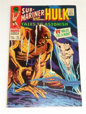 TALES TO ASTONISH #92 VF (8.0) JUNE 1967 SILVER SURFER MARVEL COMICS **