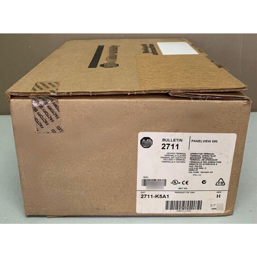 Allen Bradley 2711-K5A1 F J FRN 4.00 PanelView 550 Keypad Terminal