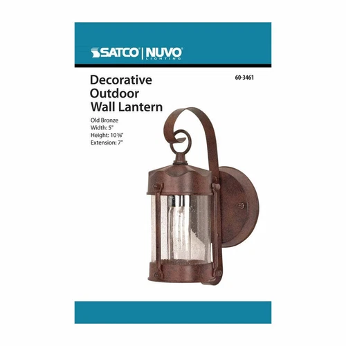 NUVO 1 LIGHT PIPER OUTDOOR WALL FIXTURE - Picture 4 of 6