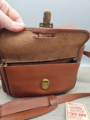 Vintage Brown Diamond 717 (Gadg-it) Gadget Bag Camera Case Leather