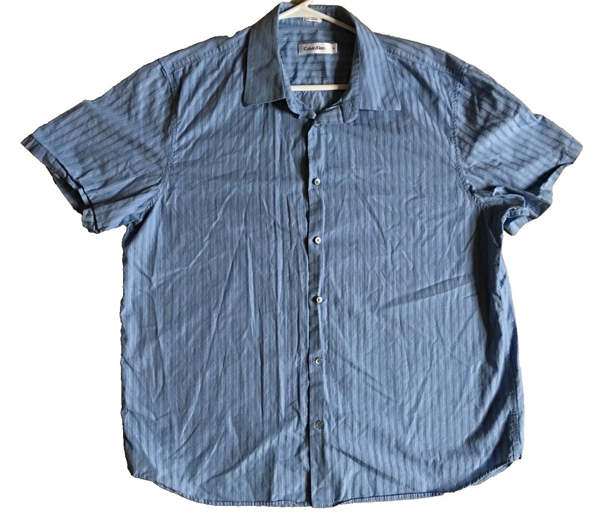 calvin klein men's short sleeve dress shirts Amazon.com: Calvin Klein Short Sleeve Button Down Stretch Cotton Shirt Brilliant White : Clothing, Shoes & Jewelry