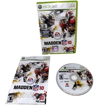 Xbox 360 Madden NFL 10 CD, Manual, & Case Video Game DISK UNREADABLE
