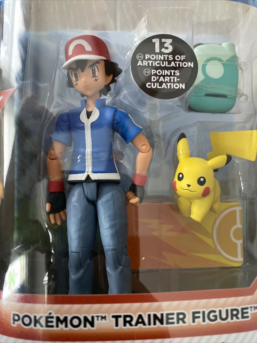 pokemon XY trainer figure: Ash and Pikachu