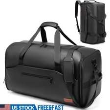 3 in 1 Waterproof Travel Garment Duffle Bag W/ Shoe Compartment  Shoulder Strap