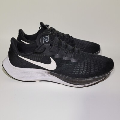 Nike Air Zoom Pegasus 37 Flyease Athletic Shoes Sneakers Mens Sz 11.5 Black/Whit