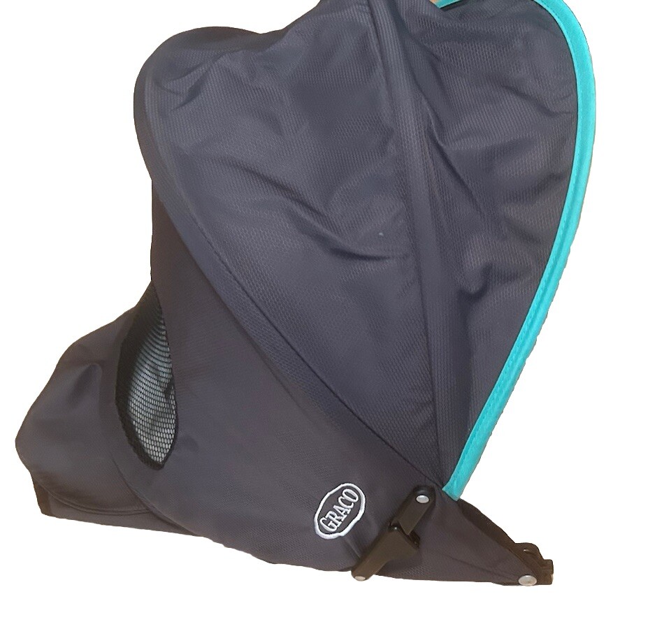 GRAY CANOPY SUNSHADE Graco Breaze Click Connect Stroller PART
