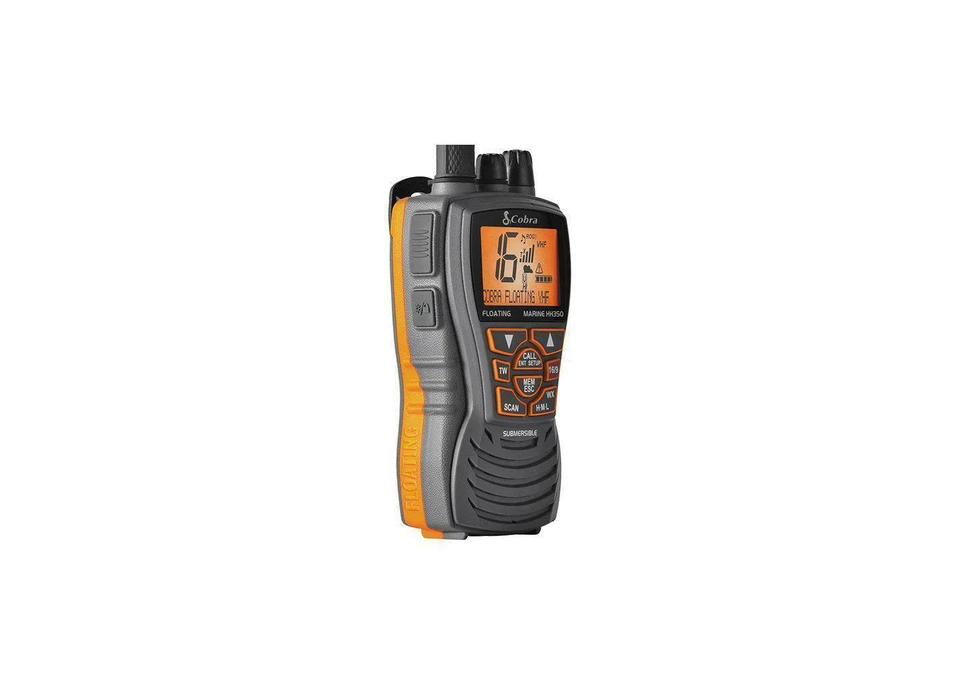 Cobra MR HH350 FLT 6 Watt Floating VHF Radio Grey Waterproof Handheld VHF Radio - Image 4 of 4