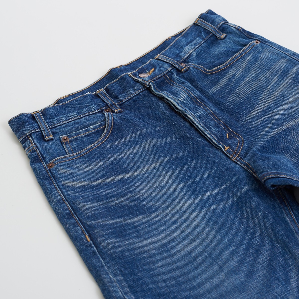 CELINE 1150$ Polly Jeans - Dark Union Wash Blue Denim | eBay