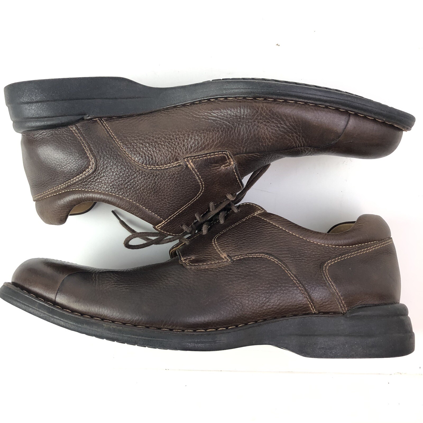SAOLA Scarpe uomo Johnston & Murphy taglia 10 5 Med pelle marrone stringate stile 207223
