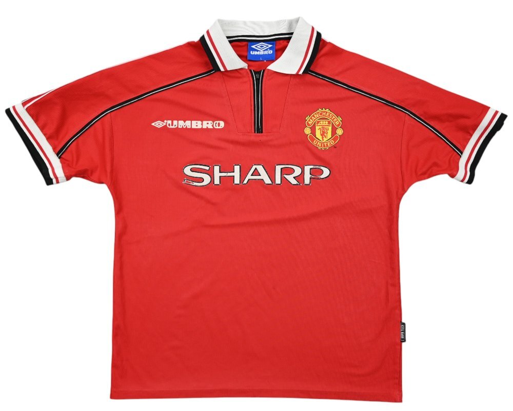 Umbro 1998-00 MANCHESTER UNITED SHIRT TROKOT M | eBay