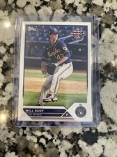 Will Rudy 2023 Topps Pro Debut Card PD-150 Milwaukee Brewers