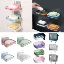 Portasapone forte ventosa bagno doccia bagno rete scarico vassoio scatola CALDO