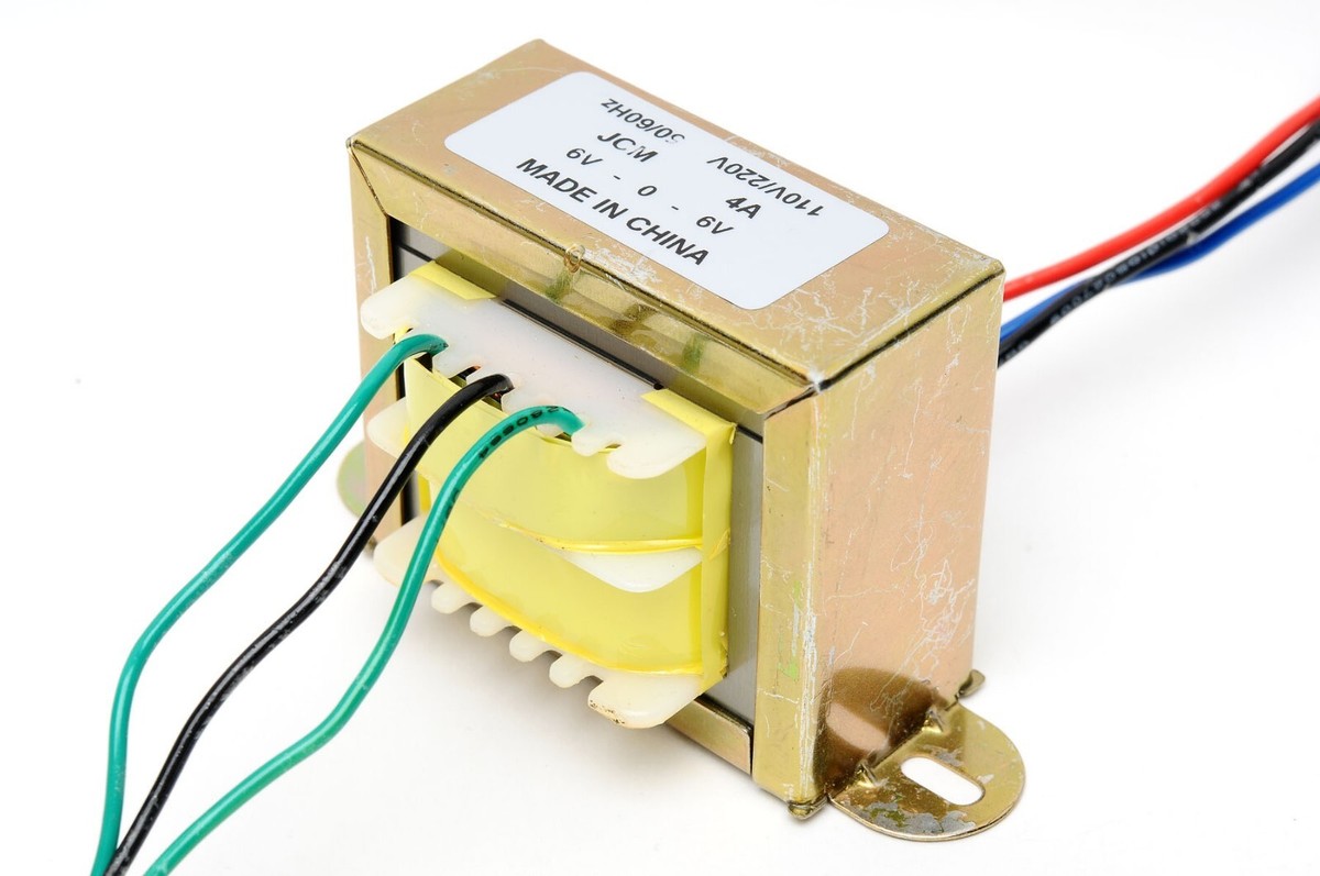 110/220VAC to 12VAC 4000mA 4A Center Tap Power Transformer 6V-0-6V